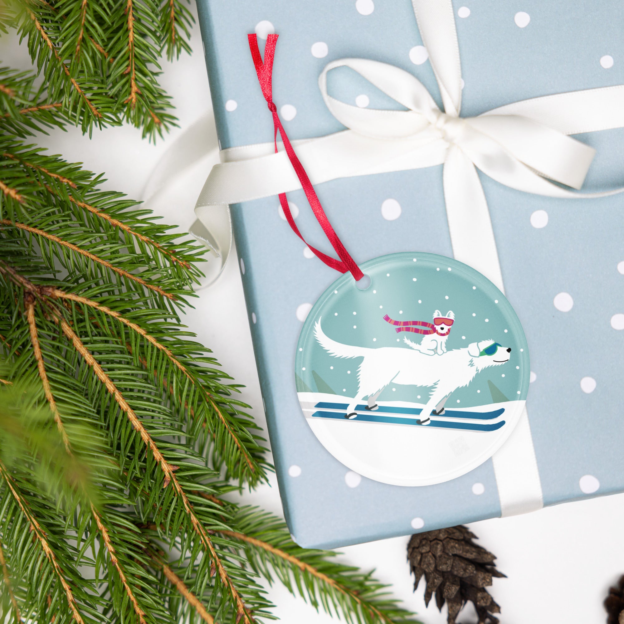 Westie Ride Ornament