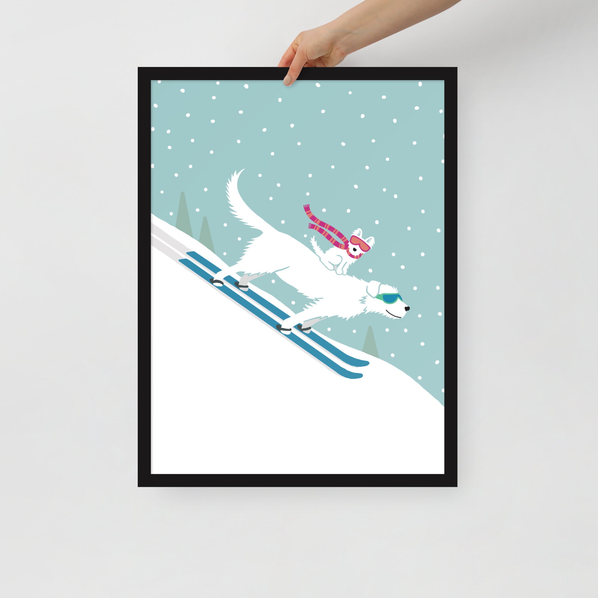 Westie Ride Print