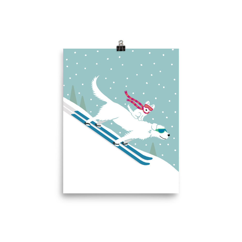 Westie Ride Print