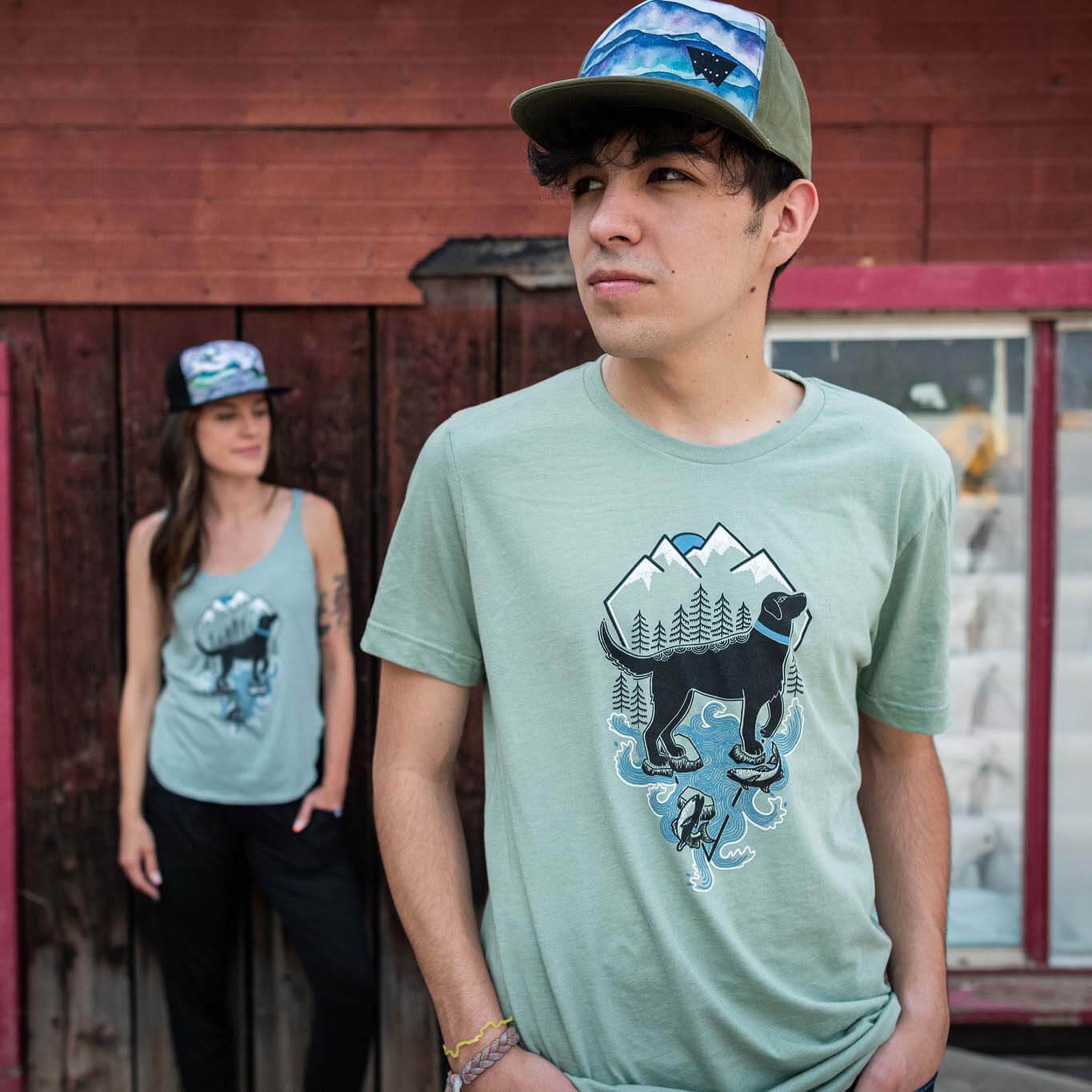 Labrador T-shirt | Sage - Ketsol