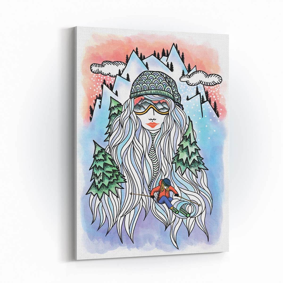 Ski Girl Print - Ketsol