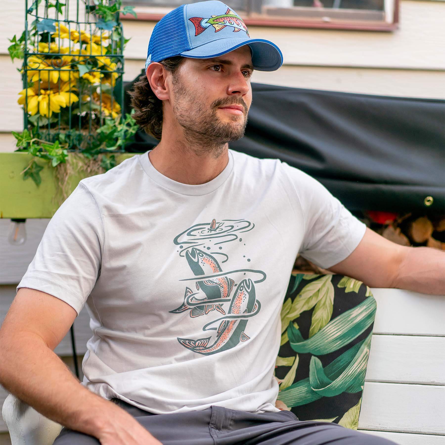 Trout T-shirt | Granite - Ketsol