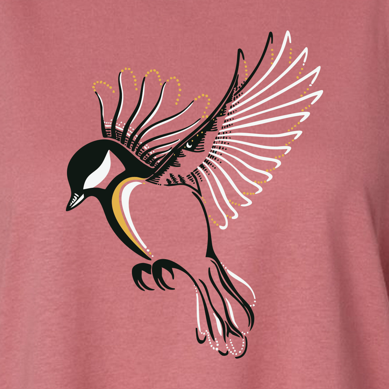Chickadee Relaxed Tank | Rose