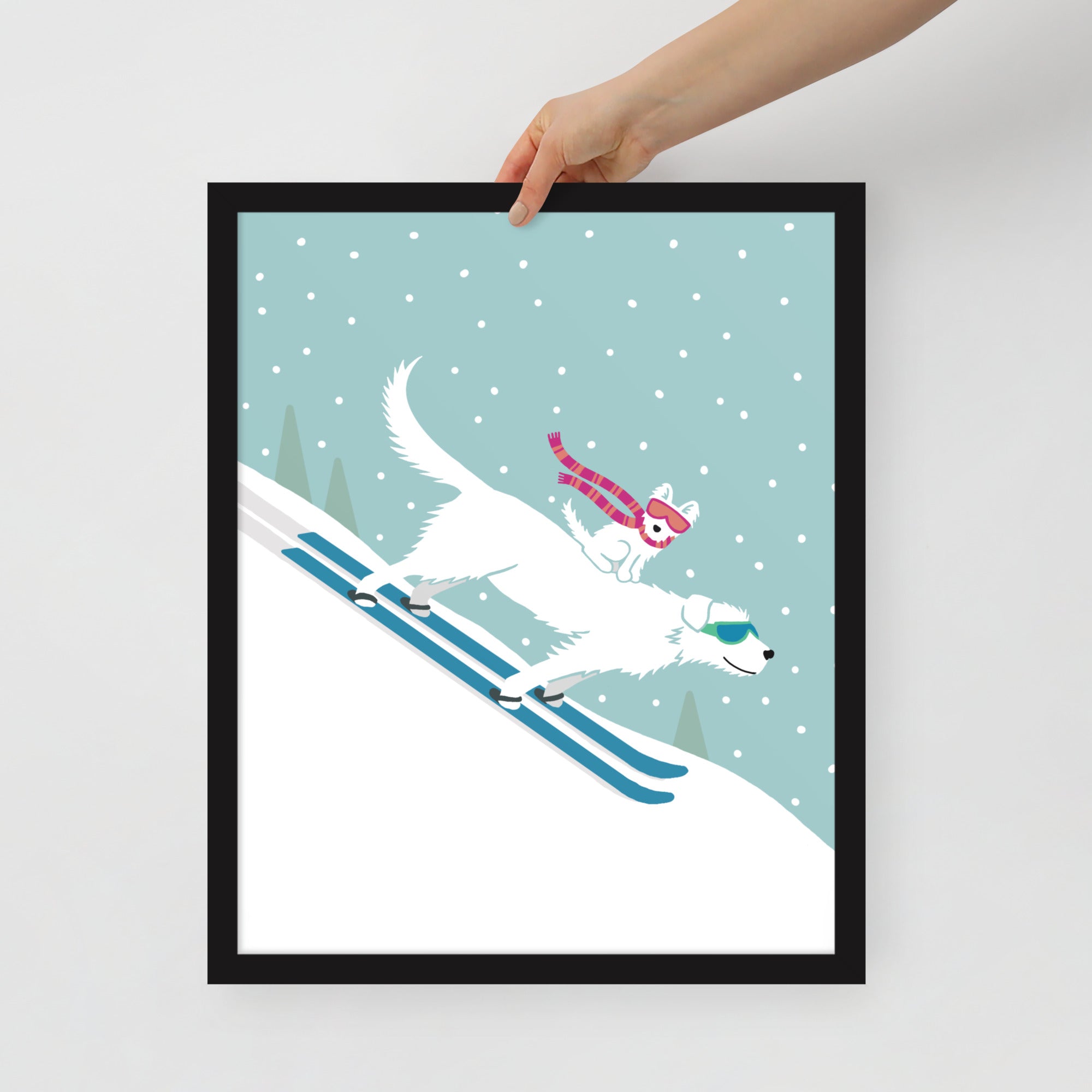 Westie Ride Print