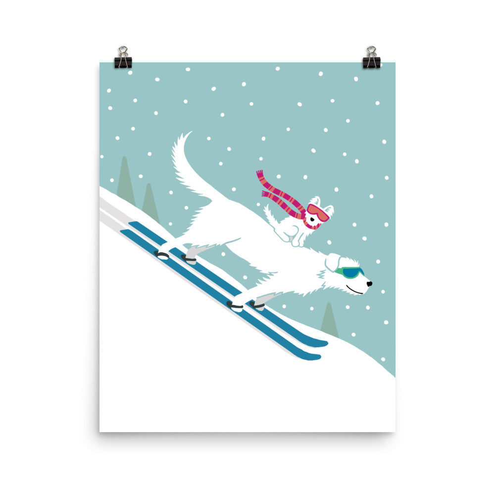 Westie Ride Print