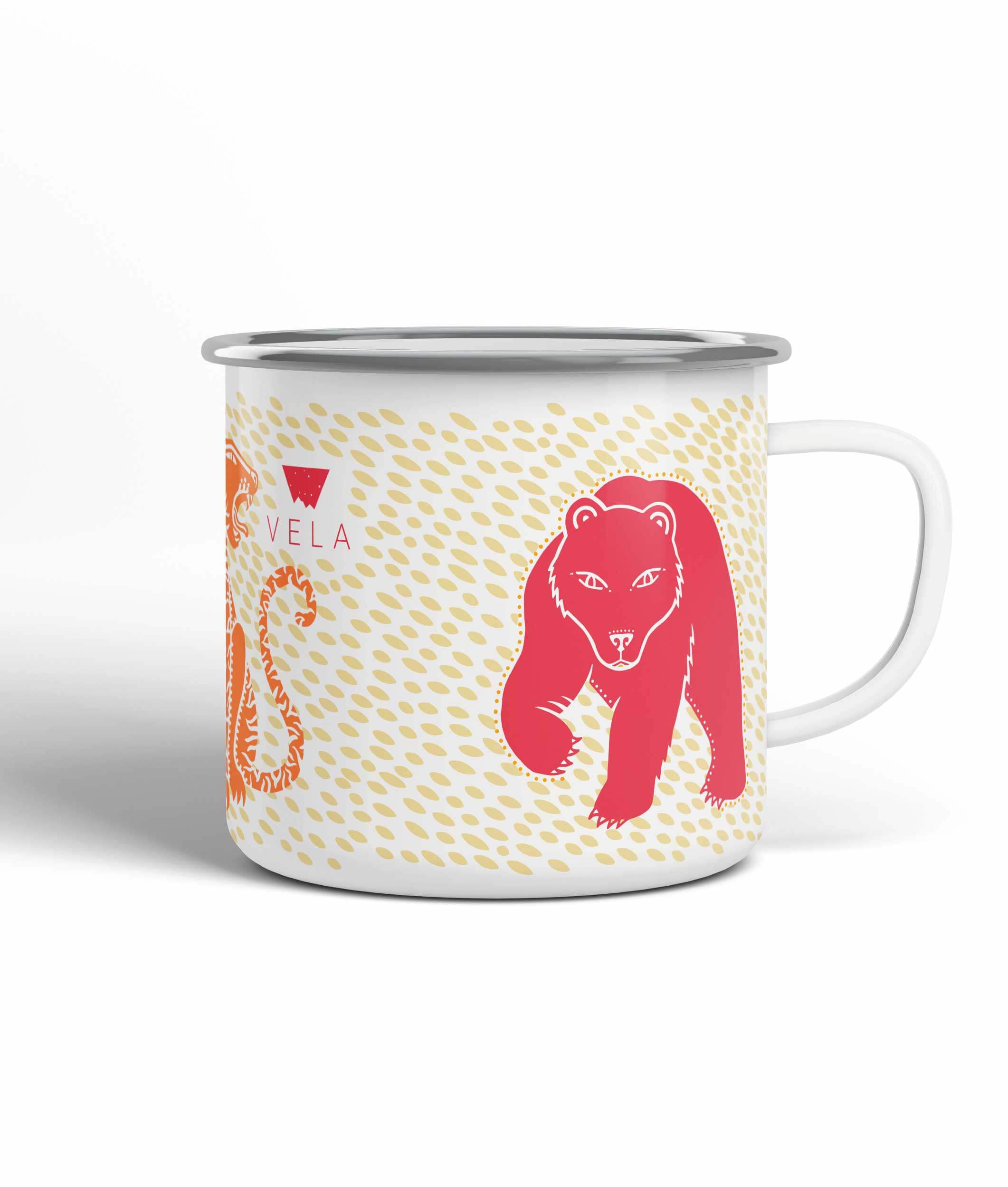 Lions, Tigers, and Bears Camp Mug - Ketsol