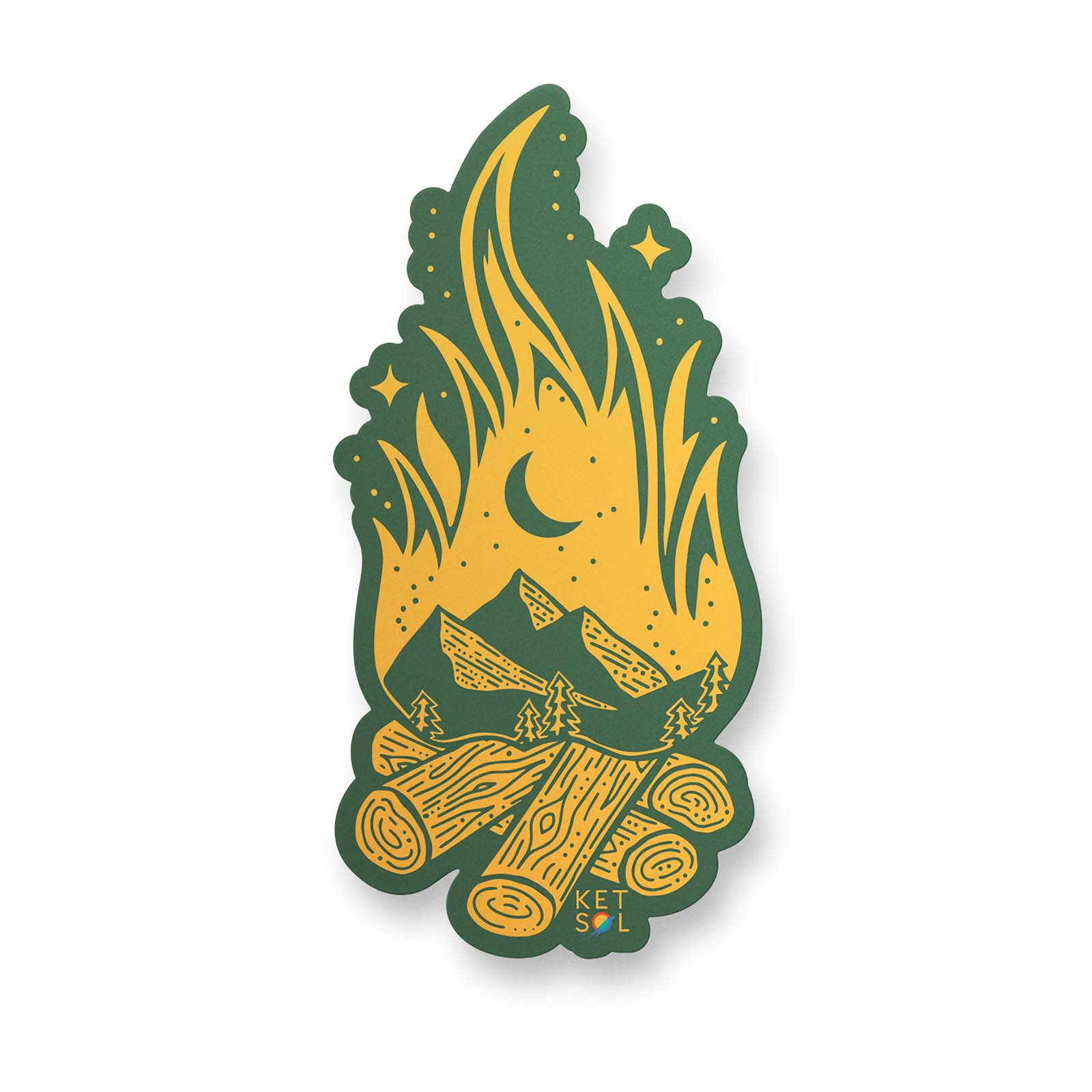 Campfire Sticker - Ketsol