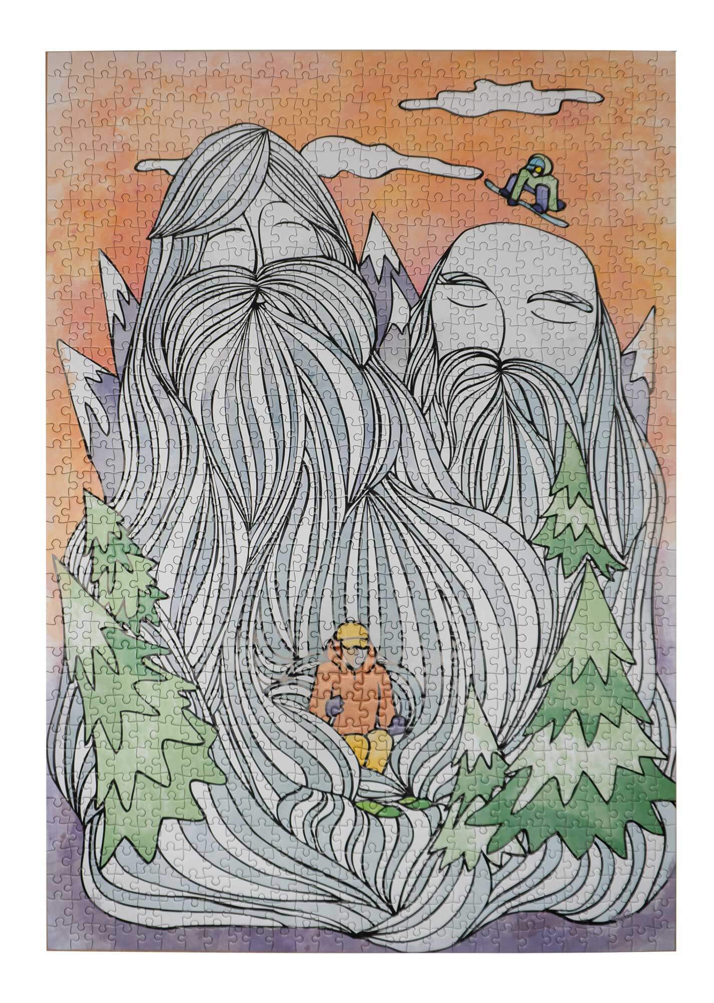 Mountain Men Jigsaw Puzzle | 1000 Piece Jigsaw Puzzle - Ketsol