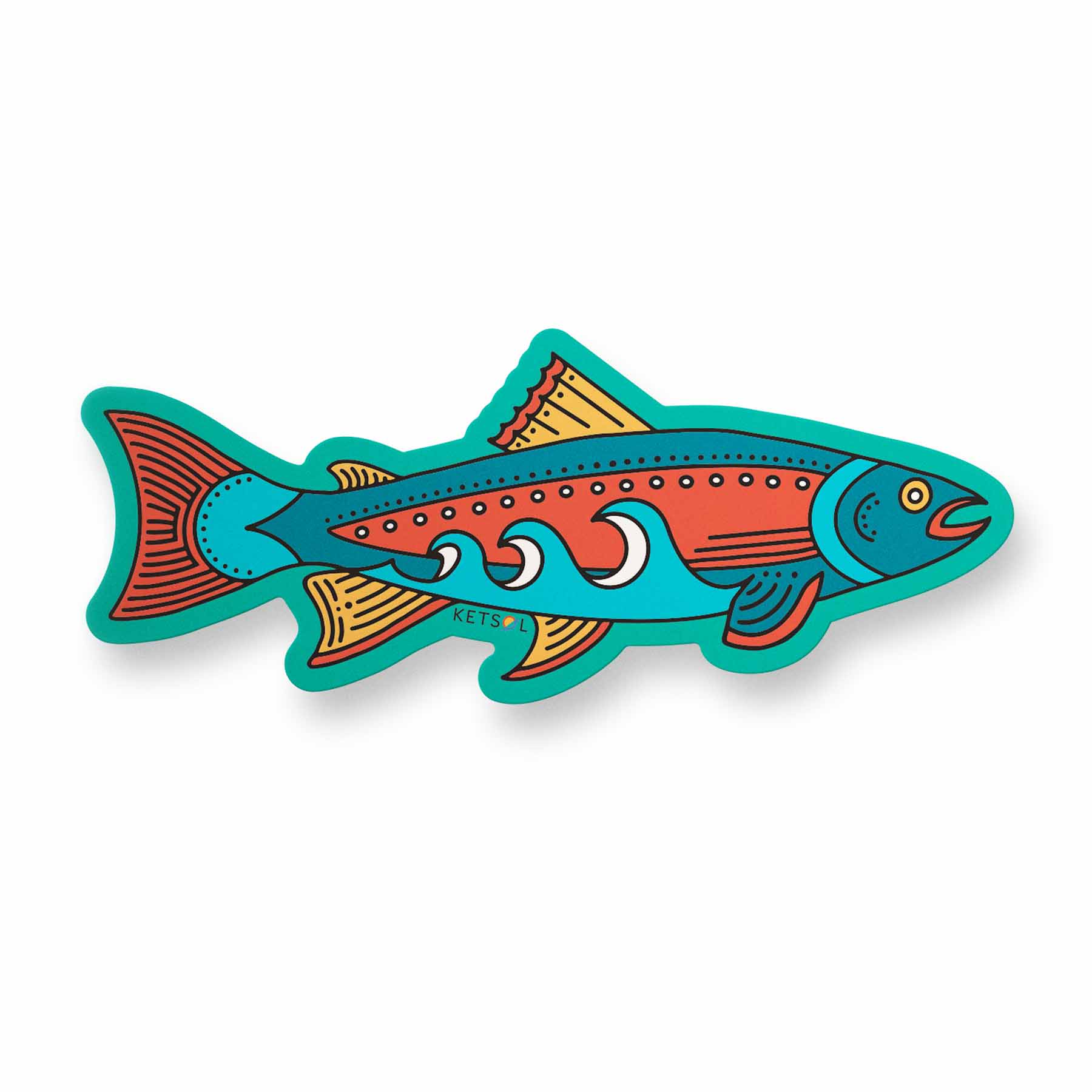 Rainbow Trout Sticker - Ketsol