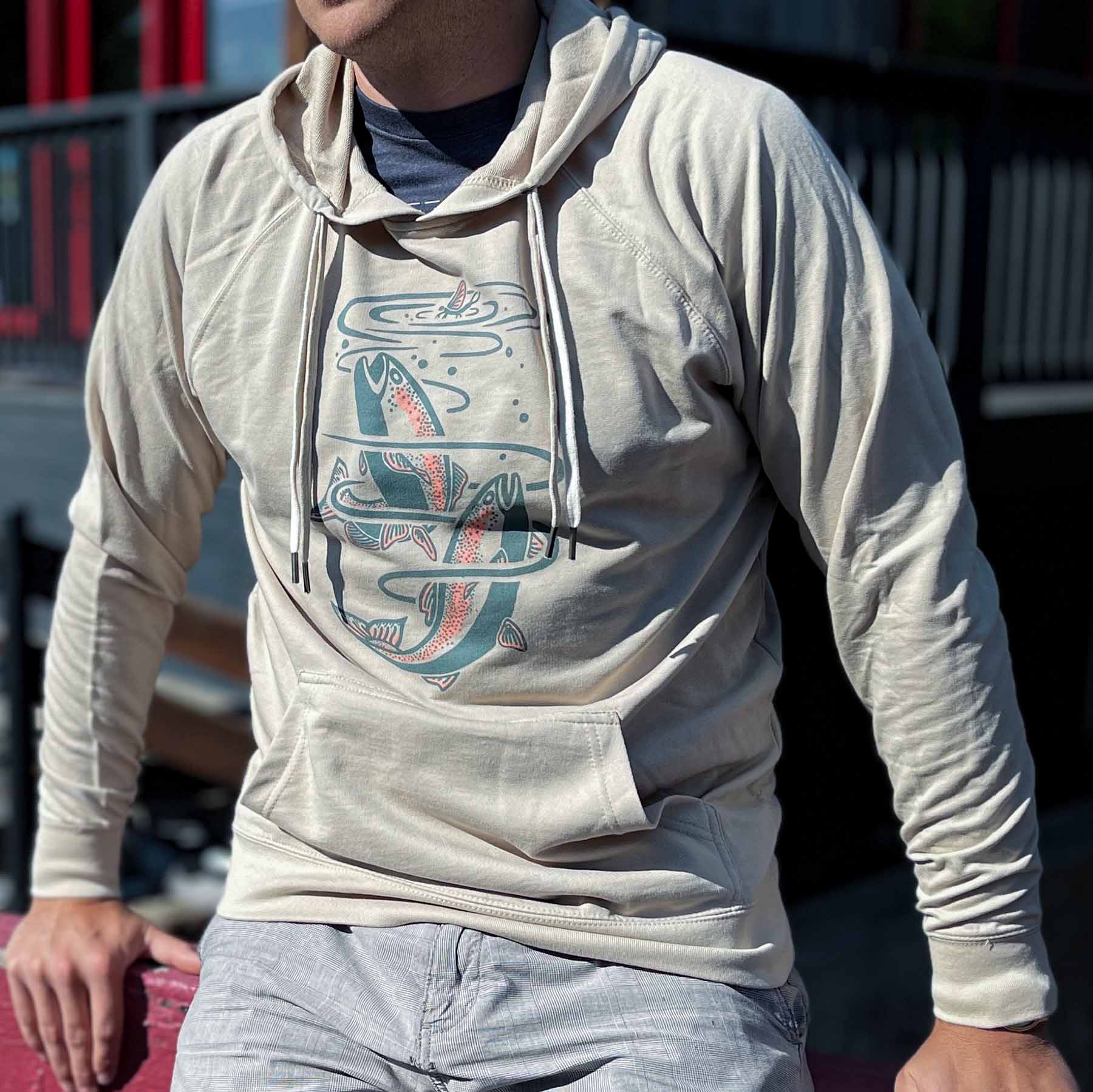 Trout Terry Hoodie | Sand - Ketsol